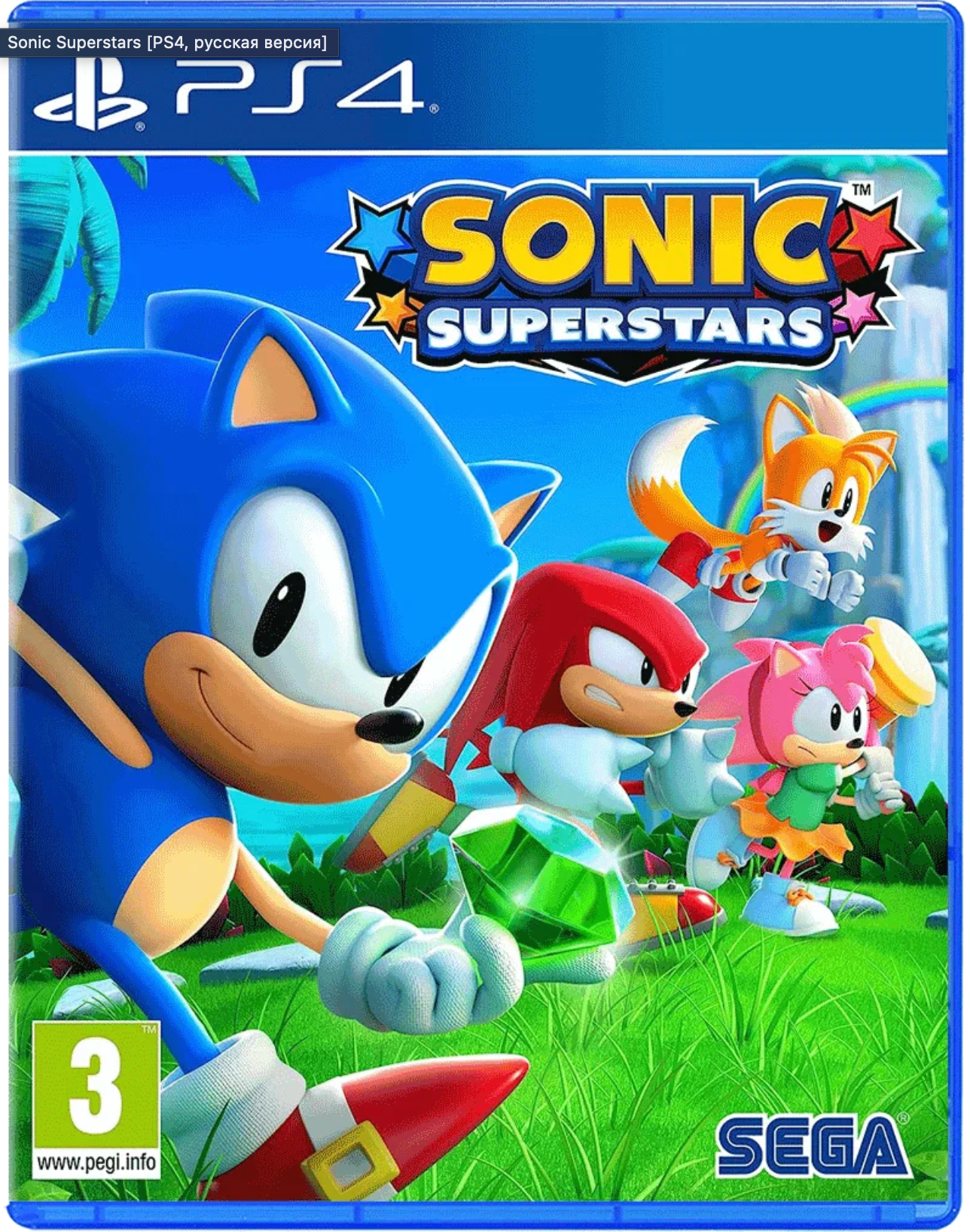 Игра Sonic Superstars для PS4 (диск, русские субтитры)