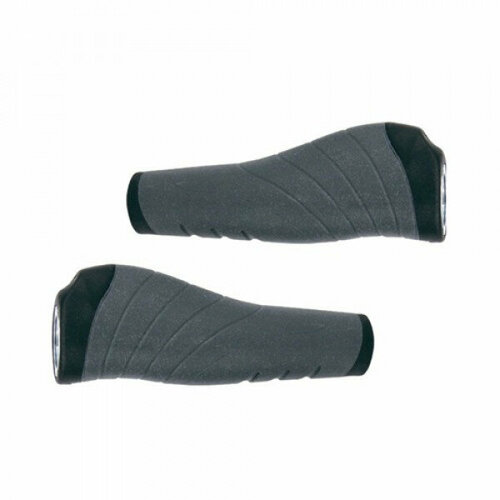 фото Ручки 00-170475 на руль h234 onesidelock 135мм резинов. с 1 фикс. 2-х комп. эргоном. черно-серые acme