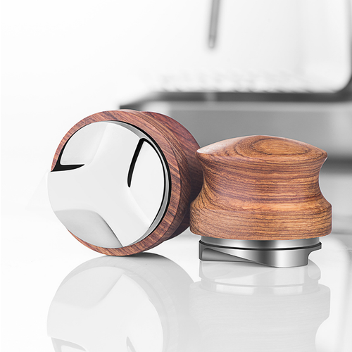 Пуш темпер для кофе MyPads разравниватель и пресс на 51мм металлический с деревянной ручкой для кофейни идеальный подарок 2511₽