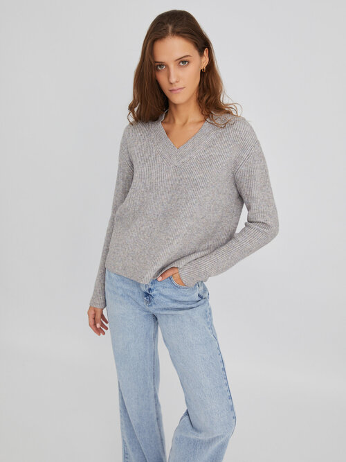 Пуловер Zolla, размер XS, серый