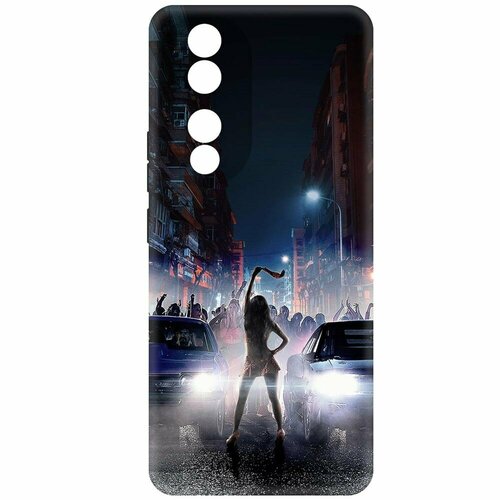 Чехол-накладка Krutoff Soft Case Форсаж. Стритрейсинг для Honor 90 черный чехол накладка krutoff soft case форсаж стритрейсинг для honor x8 черный