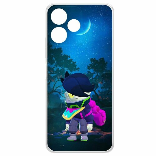 Чехол-накладка Krutoff Clear Case Brawl Stars-Орочи Эдгар для Xiaomi Poco M6 Pro 5G чехол накладка krutoff clear case brawl stars орочи эдгар для xiaomi poco m6 pro 4g