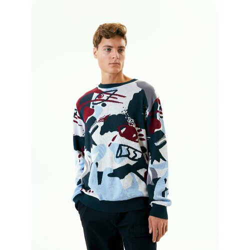 фото Свитер vosq, размер l, мультиколор