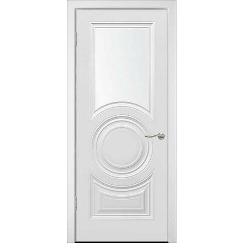 Межкомнатная дверь (дверное полотно) WanMark Симпл-4 / ПО белая эмаль 80х200