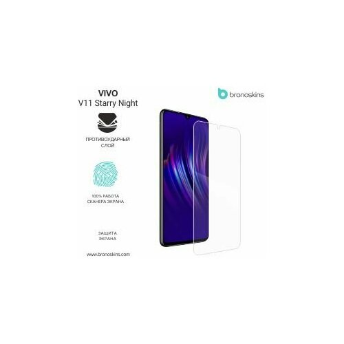 Защитная пленка для экрана и корпуса Vivo V11 (Матовая, Защита экрана FullScreen)