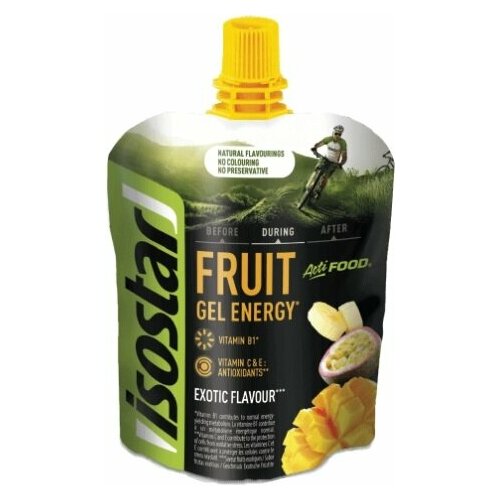 Энергетические гели Isostar Energy Gel ACTIFOOD (90 г) Экзотические фрукты