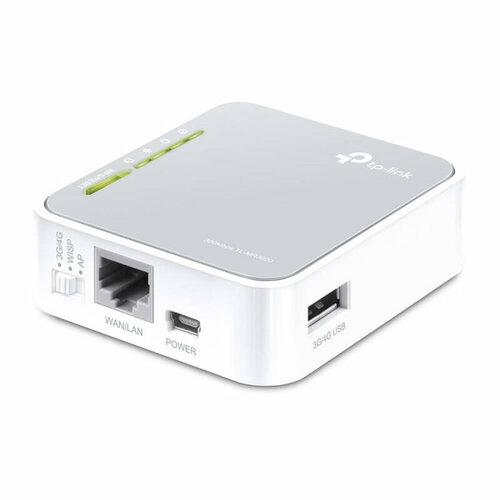 Маршрутизатор TP-Link TL-MR3020 N300 3G/4G портативный комплект 5 штук маршрутизатор tp link tl mr3020 n300 3g 4g портативный