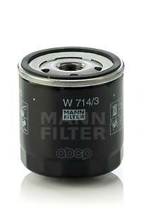 Фильтр Масляный Alfa Romeo/Fiat/Iveco Mann-Filter W 714/3 MANN-FILTER арт. W 714/3