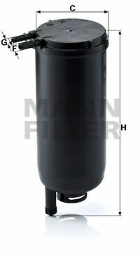 Топливный фильтр Mann-Filter - фото №5