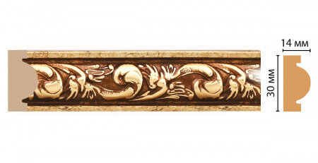 Молдинг Decomaster 157-552ДМ В30хШ13хД2400 мм / Декомастер.