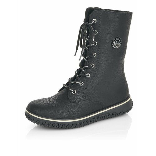 фото Ботинки rieker, размер 37, черный