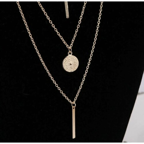 Колье Azimut C.O. Jewelry AND Accessories, длина 50 см, золотистый