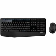 Беспроводной комплект клавиатура+мышь Logitech MK345 Black, английская/русская