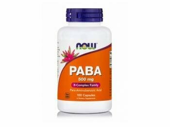 Картинки NOW PABA 500 мг 100 капсул