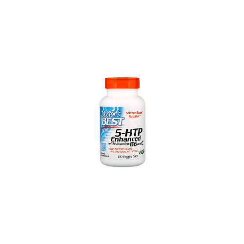 Doctor's Best 5-HTP 100 мг усиленный витаминами B6 и C 120 капсул