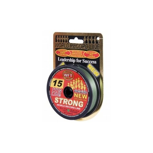 фото Леска плетёная wft kg strong green 150/012