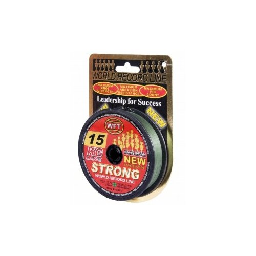 Леска плетёная WFT KG STRONG Green 150/012 toray леска super strong neo 150м 3 5мм