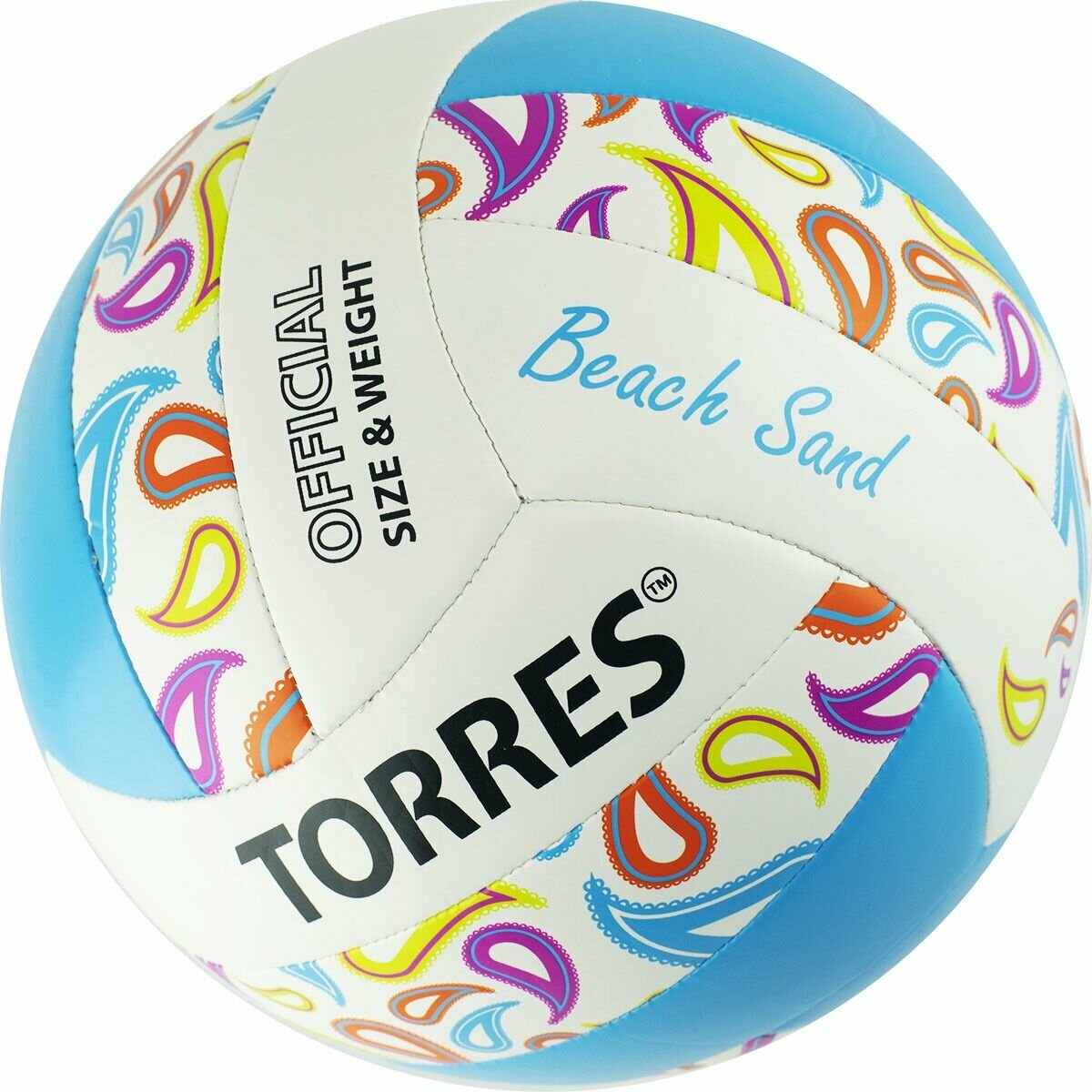 Мяч вол. TORRES Beach Sand Blue, арт. V32095B, р.5