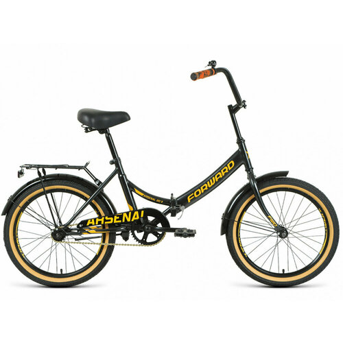 фото Forward велосипед форвард arsenal x 20" (рама 14", черный/золотой)