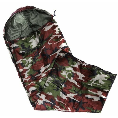 Руссо туристо Спальник с капюшоном Экстрим 210х75см полиэстер 170T 1300гр 350гм2 -10С 122-048 2178₽