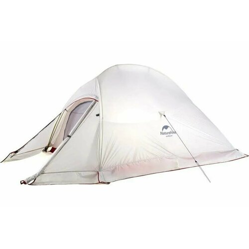 Палатка Naturehike Сloud up 2 20D NH17T001-T двухместная, с ковриком, серая 6927595724668
