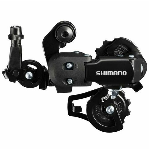 Задний переключатель SHIMANO TOURNEY FT35 1х6/7 ск. на петух переключатель задний shimano tourney ft35 супер короткая лапка 6 7 скоростей крепление на петух ardft35ad