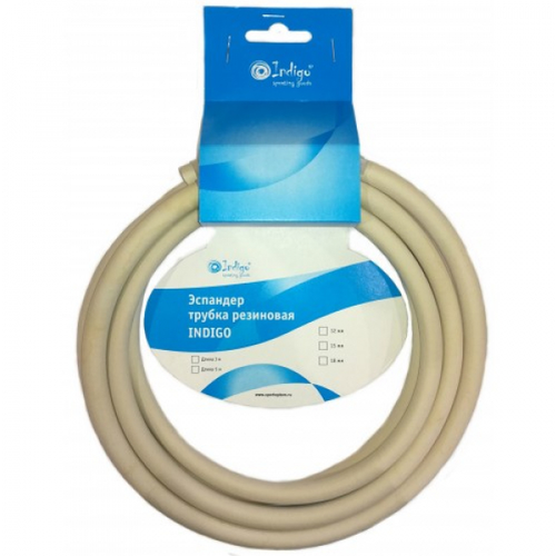 фото Эспандер трубка резиновая indigo l3м d12мм sm-075