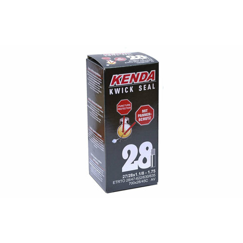 Камера KENDA 28 (700х28/45С) антипрокольная с герм. авто камера велосипедная 28 авто 48мм 5 516321 700х28 45с kenda