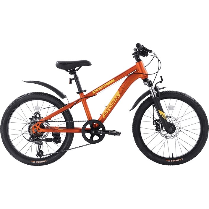 Велосипед TECH TEAM STORM 20'х11' оранжевый 2023 NN010438 NN010438