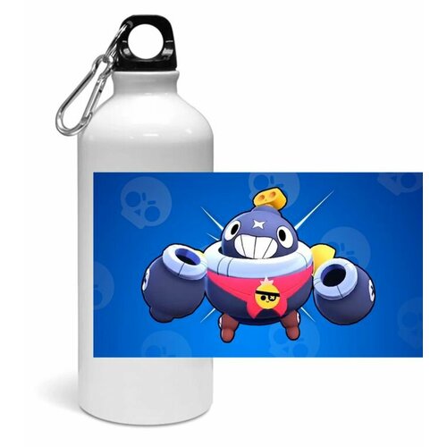 фото Спортивная бутылка brawl stars, бравл старс №7 animashop
