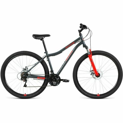 Горный велосипед Altair MTB HT 29 2.0 disc 2021, темно-серый/красный, рост 19