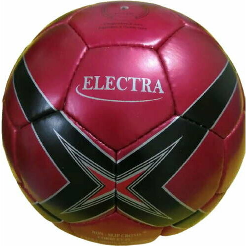 мяч футбольный 4 сл размер 5 22 см pu сшитый silapro Мяч футбольный ELECTRA size 5, PU,4-хсл,420гр