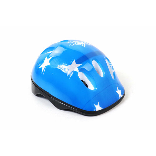 Шлем Вело детский синий со звездочкой шлем вело детский цв бело синий размер 46 54см