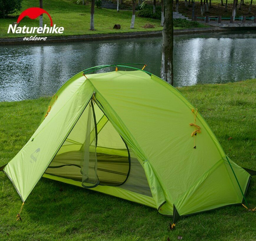 фото Палатка Naturehike Tagar Si 1-местная, алюминиевый каркас, сверхлегкая, зеленая