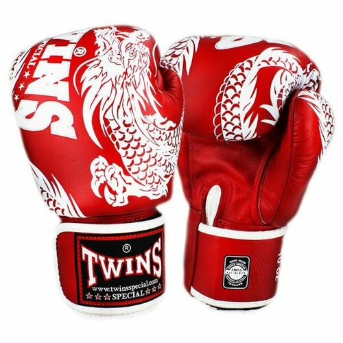 фото Боксерские перчатки twins fbgv-49 new dragon red white, 14 oz twins special