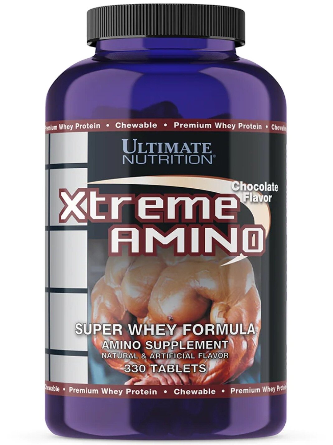 Аминокислоты Ultimate Nutrition Xtreme Amino Super 330 жевательных таблеток, Шоколад