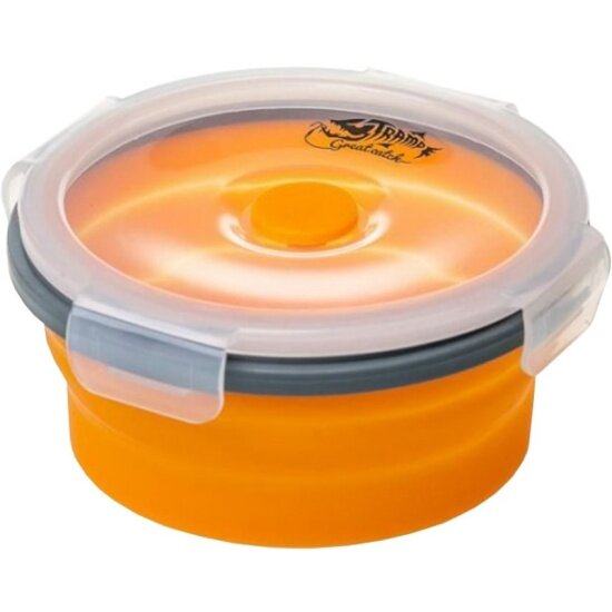 Контейнер складной Tramp с крышкой-защелкой 550 мл. оранжевый