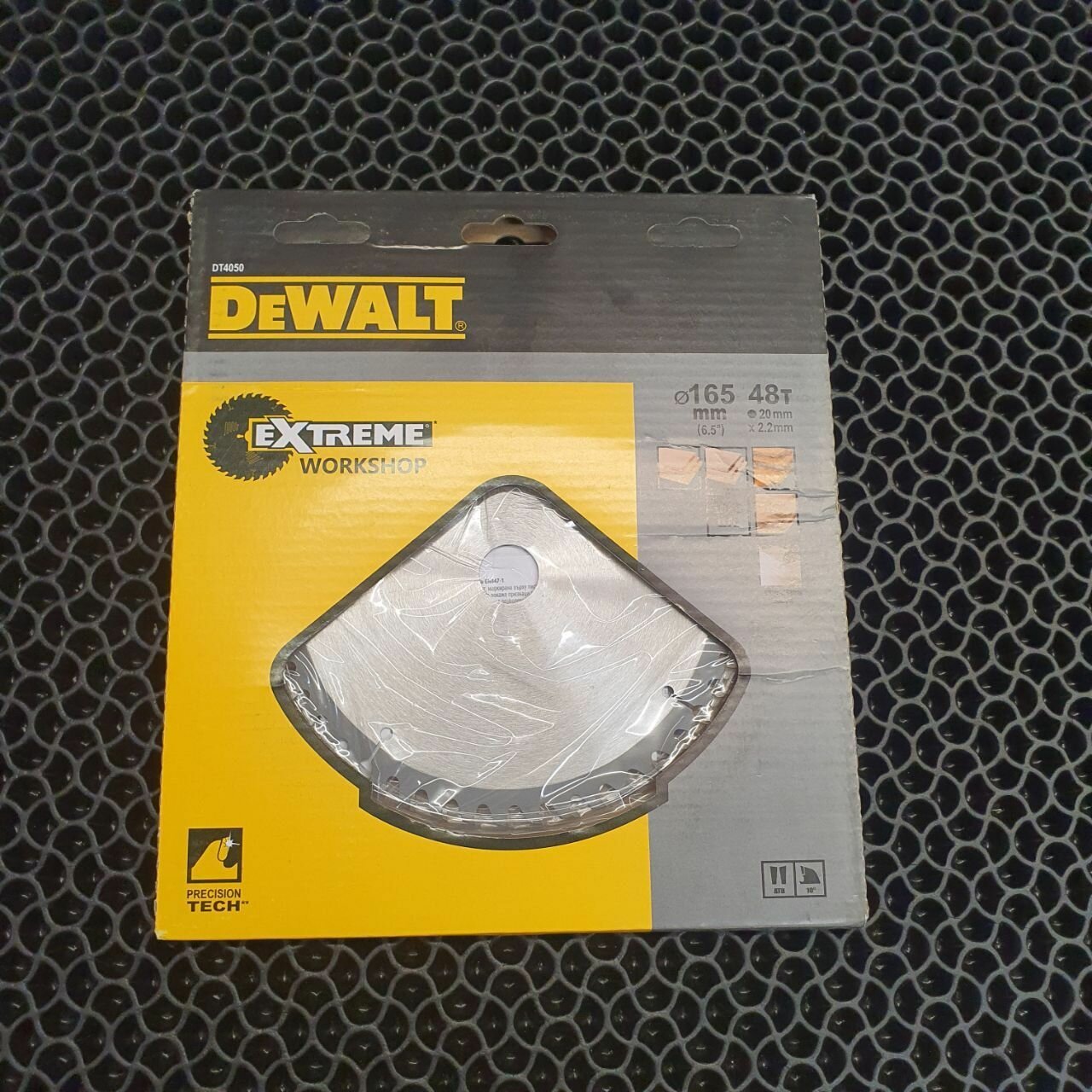 Диск для резки дерева DeWalt 185x20mm 36T Extreme workshop