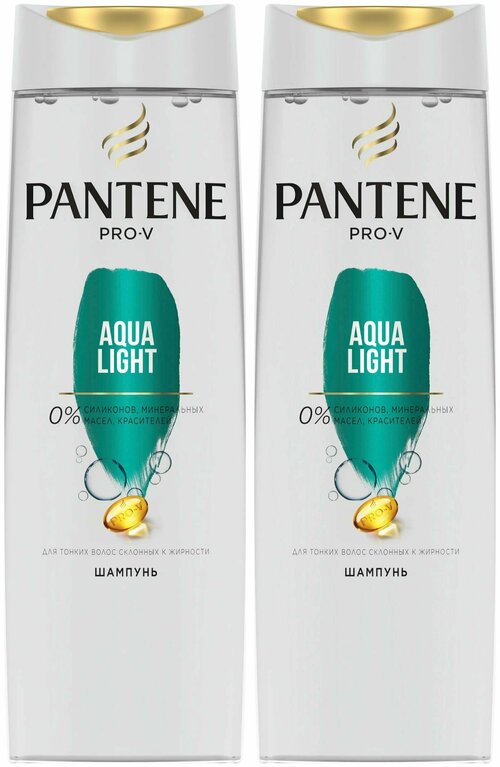 Pantene Pro-V Шампунь для волос Aqua Light, 250 мл, 2 шт