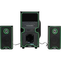 Dialog Колонки Dialog Progressive AP-222B BLACK - акустические 2.1 30W+2*10W RMS Bluetooth USB+SD reader