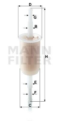 Топливный фильтр Mann-Filter - фото №10