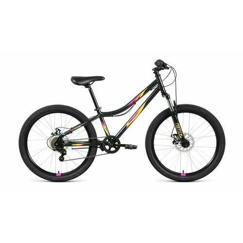 Велосипед FORWARD IRIS 24 2.0 D (24 6 ск. рост. 12) 2022, мятный/зеленый велосипед forward valencia 24 1 0 2022 рост 16 мятный серый rbk22fw24069