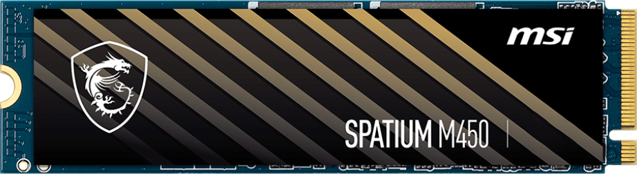 Твердотельный накопитель SSD MSI 1TB PCIe 4.0 NVMe M.2 SPATIUM M450 (S78-440L980-P83) — фото 1