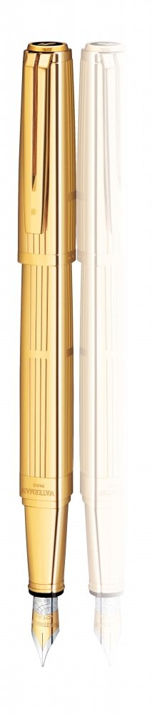 Перьевая ручка Waterman Exception Solid Gold цвет: Gold (золото) перо: M перо: золото 18К
