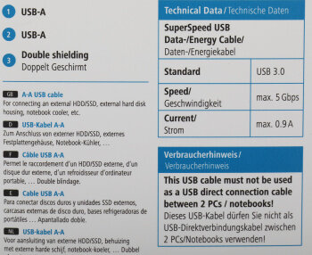 Кабель Hama H-200624 USB A(m)/USB A(m) 1.5м. (00200624) - фото №12
