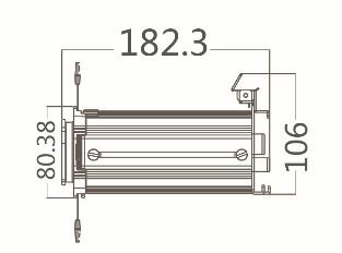 Тубус линзовый для профильного прожектора Silver Star 19-36 ECLIPSE MINI ZOOM BARREL — фото 1
