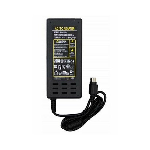 Блок питания для монитора LCD 4 pin male 12V 5A 60W без сетевого кабеля 107000₽