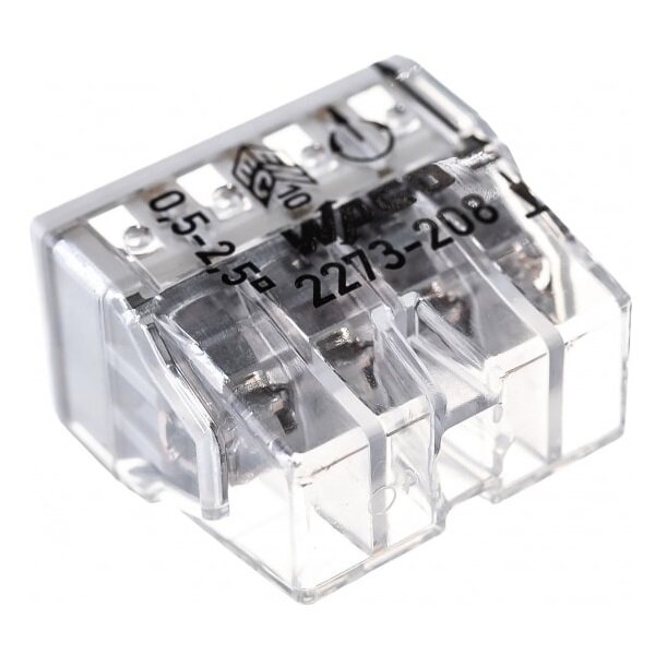 Клеммы Клемма соединительная WAGO 8-проводная 6 шт - фото №15