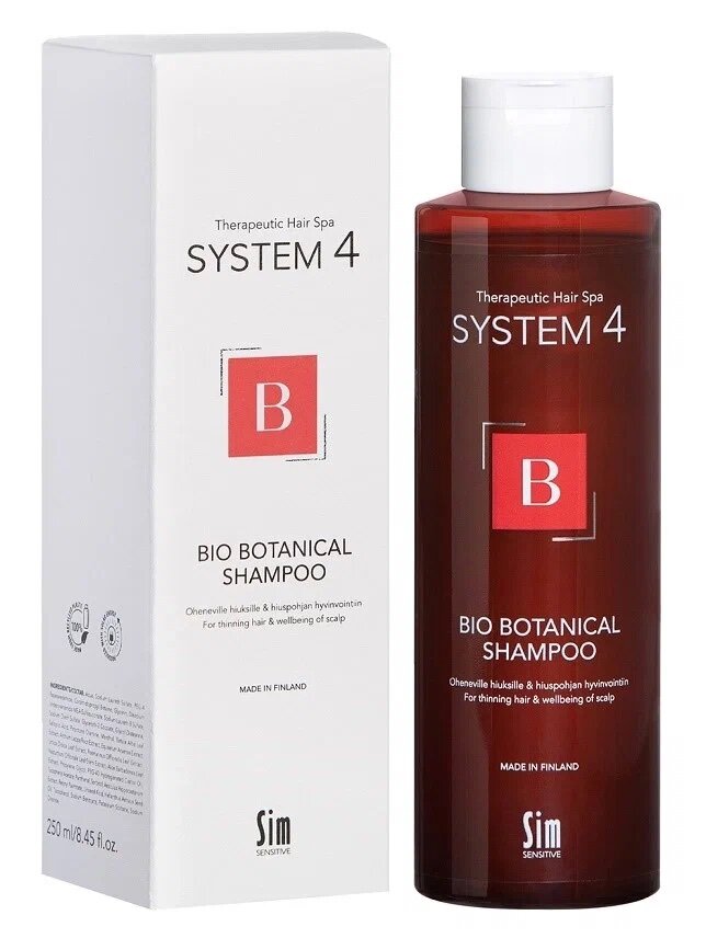 Sim Sensitive шампунь System4 Bio Botanical, 250 мл