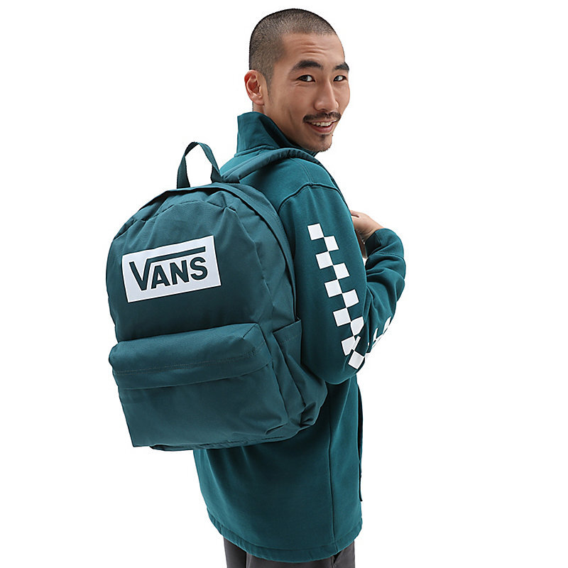 Рюкзак Vans Рюкзак Old Skool Boxed VN0A7SCH60Q1, Deep Teal (Зеленый)